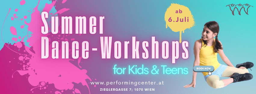 Tanz-Workshops für Kinder und Jugendliche im Sommer